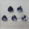Natural Iolite Trillion Step Cut 8X8mm Deep Periwinkle Blue Color VS Clarity Loose Gemstone