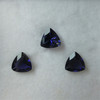 Natural Iolite Trillion Step Cut 9X9mm Excellent Quality Prussian Blue Color VVS Clarity Cordierite Gemstone