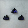Natural Iolite Trillion Step Cut 9X9mm Prussian Blue Color VVS Clarity Loose Gemstone