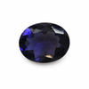 Natural Iolite Oval Facet Cut 12X10mm Ultramarine Blue Color SI Clarity Loose Gemstone