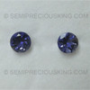 7X7mm Natural Iolite Round Facet Cut Excellent Quality Zaffre Blue Color VVS Clarity Cordierite Gemstone