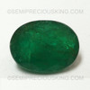 1 PC Natural Zambian Emerald 12.88 Carat Loose Gemstone Oval Facet Cut 17.3X13 mm Good Quality May Birthstone