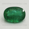 NATURAL Emerald 4.82 Carat Loose Gemstone Zambian Oval Flower Cut 12.8X9.1 mm Very Good Quality May Birthstone
