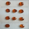 Natural Spessartite 7X5 mm Oval Pears Facet Cut Intense Orange Color Excellent Quality Loose Garnet Gemstone Jewelry