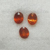 Natural Spessartite Oval Facet Cut 5X4mm Intense Orange Color VS - SI Clarity Loose Gemstone