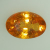 Natural Spessartite Oval Facet Cut 6X4mm Salamander Orange Color VVS Clarity Loose Gemstone