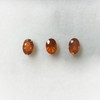 Natural Spessartite Oval Facet Cut 6X4mm Intense Orange Color VS - SI Clarity Loose Gemstone