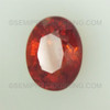 Natural Spessartite 6X4 mm Oval Facet Cut Terracotta Orange Color Excellent Quality VVS Clarity Loose Garnet Gemstone