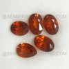 Natural Spessartite 6X4 mm Oval Facet Cut Terracotta Orange Color  VVS Clarity Loose Garnet Gemstone Excellent Quality