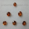 Natural Spessartite 6X5 mm Oval Facet Cut Intense Orange Color Good Quality VVS Clarity Loose Garnet Gemstone