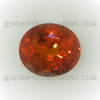 Natural Spessartite 7x6 mm Oval Facet Cut Terracotta Orange Color Very Good Quality VVS - VS Clarity  Garnet Gemstone