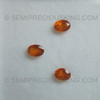 Natural Spessartite 7X5 mm Oval Facet Cut Salamander Orange