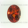 Natural Spessartite 8X6 mm Oval Facet Cut Terracotta Orange Color  FL Clarity Loose Garnet Gemstone