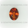 Natural Spessartite 8x6 mm Oval Facet Cut Intense Orange Color Very Good Quality VVS Clarity Loose Garnet Gemstone