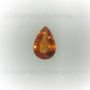Natural Spessartite 7X5 mm Pears Facet Cut Intense Orange Color Excellent Quality VS Clarity Garnet Gemstone Jewelry