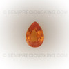 Natural Spessartite 7X5 mm Pears Facet Cut Calypso Orange Color Excellent Quality Orange Garnet Gemstone Jewelry