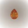 Natural Spessartite Pear Facet Cut 7X5mm Calypso Orange Color VS - SI Clarity Loose Gemstone