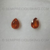 Natural Spessartite 8X6 mm Pears VVS - SI Clarity Loose Garnet Gemstone