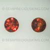 Natural Spessartite 5 mm Fire Orange Color FL Clarity Loose Garnet Gemstone
