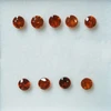 Natural Spessartite Round Facet Cut 5x5mm Terracotta / Intense Orange Color VVS - VS Clarity Loose Gemstone