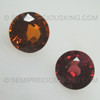 Natural Spessartite 6 mm Round Fire Orange Color VVS - VS Clarity Loose Garnet Gemstone