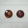 6 mm Round Natural Spessartite Facet Cut Excellent Quality Fire Orange Color VVS - VS Clarity