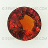 7 mm Natural Spessartite  Round Facet Cut Fire Orange Color January Garnet Gemstone