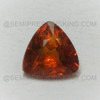 Natural Spessartite  VVS - VS Clarity  Garnet 6 mm Trillion Facet Cut Intense Orange Color Excellent Quality Gemstone