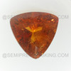 Very Good Quality Natural Spessartite 7 mm Trillion Facet Cut Intense Orange Color  VVS Clarity Jewelry Garnet Gemstone