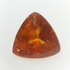 Natural Spessartite Trillion Facet Cut 7X7mm Intense Orange Color VS Clarity Loose Gemstone