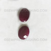 Natural Ruby Burma/Africa 12x10mm Oval Facet Cut 5.53 Carat Lustrous Clarity Loose Gemstone