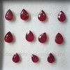 Ruby Africa 8x6, 6X4, 7x5 mm Pear Facet Cut Pigeon Blood Color VVS Clarity Loose Gemstone