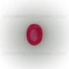 Natural Ruby Burma/Africa 4X3 mm Oval Facet Cut Pigeon Blood Color VS Clarity Loose Gemstone