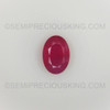 Natural Ruby Burma/Africa 7X5mm Oval Facet Cut Burgundy Color VS Clarity Loose Gemstone