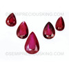 Natural Pear Facet Cut Burgundy Color VS  Ruby Africa Layout Design Clarity Ruby Jewelry Design