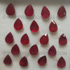 8X6 mm Natural Ruby Africa  Pear Facet Cut Pigeon Blood Color VVS Clarity Loose Gemstone