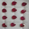 Natural Ruby Africa  Pear Facet Cut Scarlet Color VVS Clarity Loose Gemstone