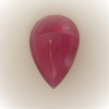 Ruby 8X6mm Pear Facet Cut Scarlet Color SI1 Clarity Africa Loose Precious Gemstone