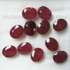 Natural Ruby Africa 10X8mm Oval Facet Cut 9.29 Carat Opaque VS Clarity Loose Gemstone