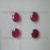 8X6 mm Natural Ruby Burma/Africa  Oval Facet Cut Carmine Color Lustrous Clarity Loose Gemstone