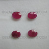 Natural Ruby Burma/Africa  Oval Facet Cut Carmine Color Lustrous Clarity Loose Gemstone 8X6 mm