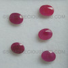 9X7mm Natural Ruby Burma/Africa Oval Facet Cut Red Color Lustrous Clarity Loose Gemstone