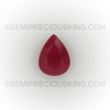 Natural Ruby Burma/Africa 6X5 mm Pears Facet Cut Scarlet Color VS Clarity Loose Gemstone