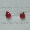 6X5 mm Natural Ruby Burma/Africa  Pears Facet Cut Scarlet Color VS Clarity Loose Gemstone