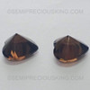 Natural Smoky Quartz 12 mm Heart Brilliant Cut Mocha Brown Color Excellent Quality VVS Clarity Loose Gemstone