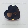 Natural Smoky Quartz 12 mm Heart Brilliant Cut Mocha Brown Color Excellent Quality VVS Clarity Loose Gemstone