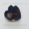 Natural Smoky Quartz 20mm Heart 19.75 Carat Brilliant Cut VVS Clarity Mocha Brown Color Loose Gemstone