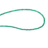 Natural Handmade Necklace Green Onyx Gemstone Single Strand Beaded Jewelry