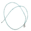Natural Handmade Necklace Aquamarine Gemstone Single Strand Beaded Jewelry