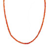 Handmade Natural Necklace Carnelian Gem Faceted Beaded Jewelry